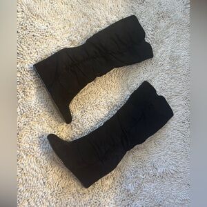 Mia wedge heel boots